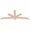 Ekena Millwork Alberta Smooth Timber Gable Bracket, Douglas Fir, 84"W x 38"H x 1 1/2"D x 5 1/2"F, 11/12 Pitch GBW084X38X0206ALB00SDF - alternate 4
